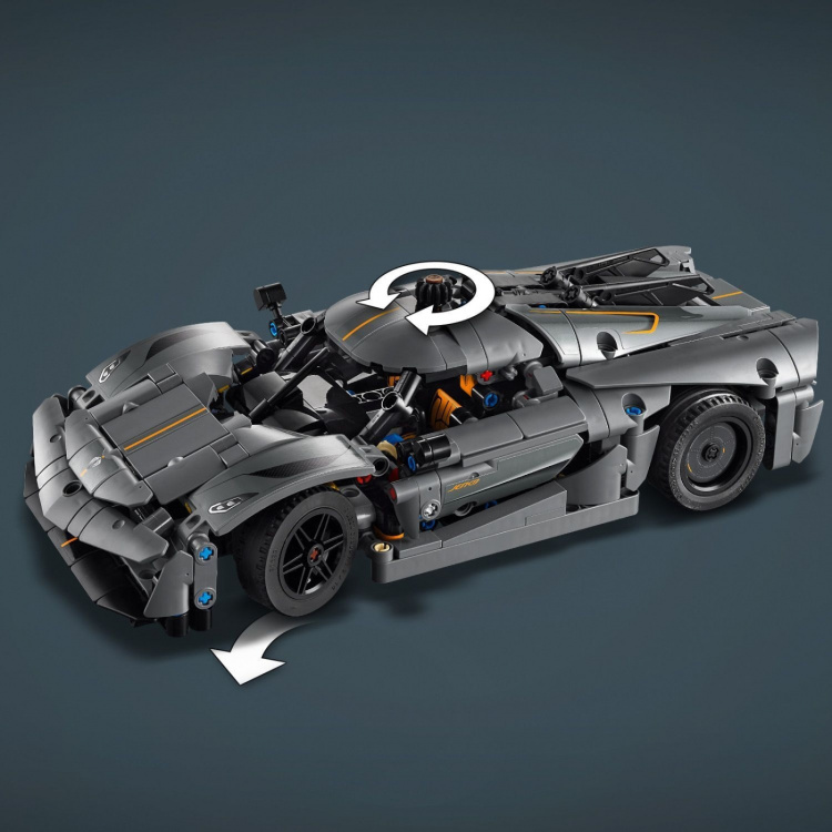 LEGO Technic 42173 - Grey hypercar Koenigsegg Jesko Absolut LEGO Technic 42173 - Grey hypercar Koenigsegg Jesko Absolut