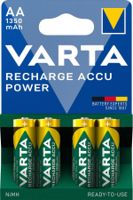Varta Recharge Charge Accu Power AA 1350mAh 4 Pack