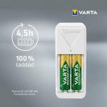Varta Mini Charger, includes 2x AA 2100 mAh