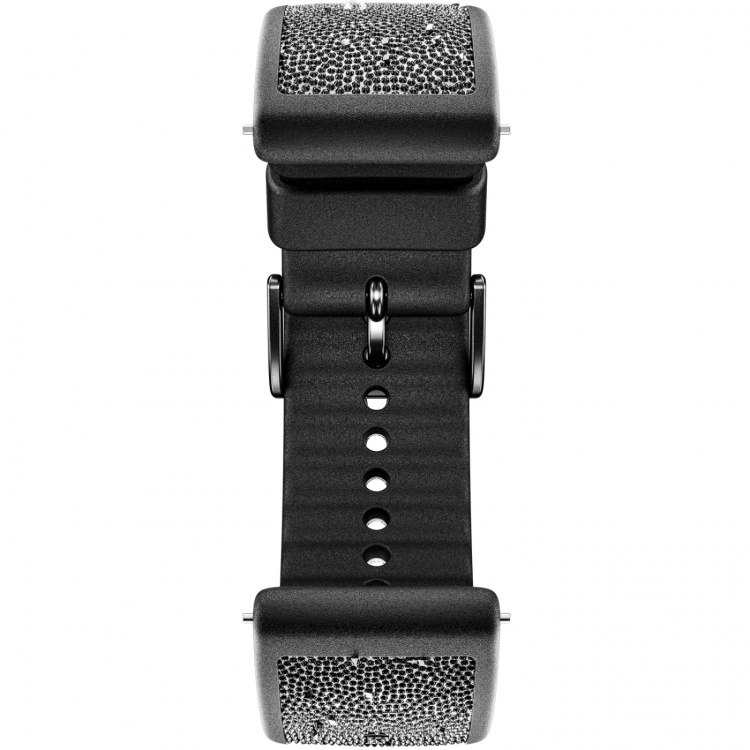 Polar Armband Kristall 20mm Svart S-M