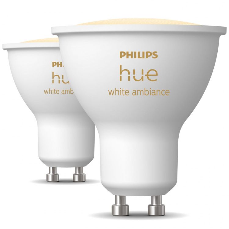 Philips Hue White Ambiance GU10 400lm 2-pack Philips Hue White Ambiance GU10 400lm 2-pack