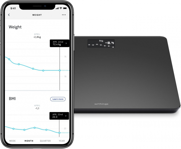 Withings Body scales, black Withings Body scales, black