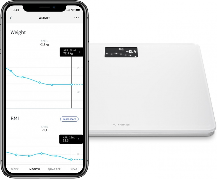 Withings Body scales, white Withings Body scales, white