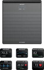 Withings Body Scan smart scales, black Withings Body Scan smart scales, black
