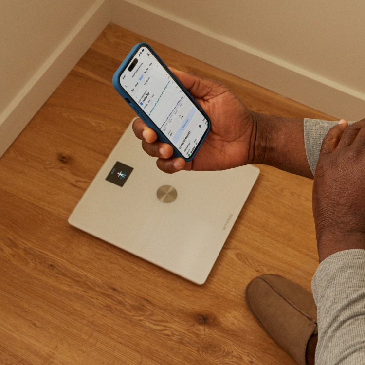 Withings Body Comp White body composition scale with wifi connection