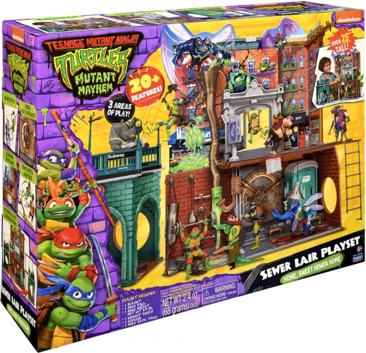Teenage Mutant Ninja Turtles: Mayhem - Sewer silo play set