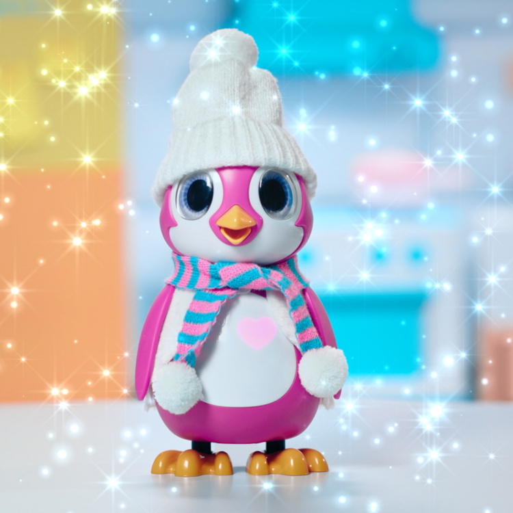 Silverlit Rescue Penguin - Reppana Penguin - interactive pet, pink