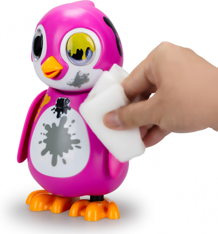 Silverlit Rescue Penguin - Reppana Penguin - interactive pet, pink