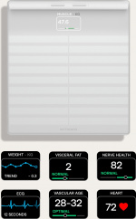 Withings Body Scan smart scales, white Withings Body Scan smart scales, white