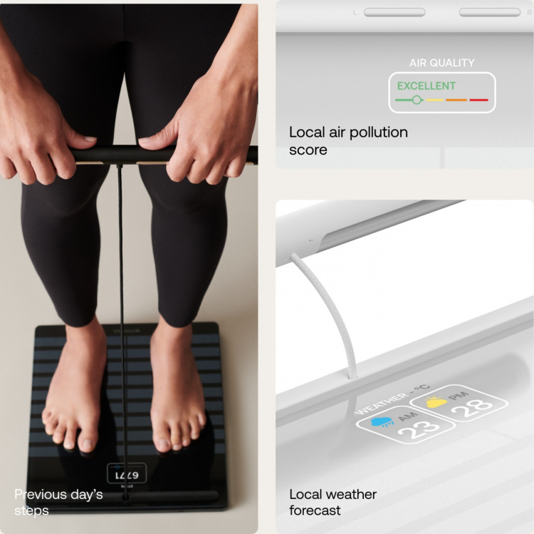 Withings Body Scan smart scales, white Withings Body Scan smart scales, white