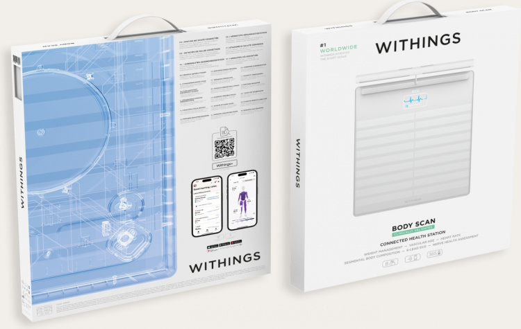 Withings Body Scan smart scales, white Withings Body Scan smart scales, white