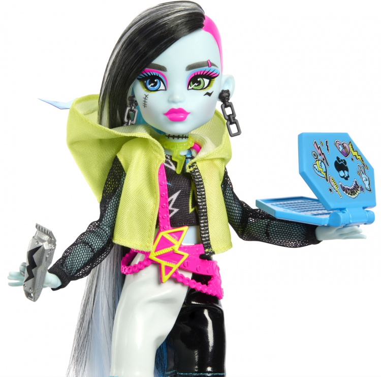 Monster High Skulltimate Secrets: Neon Frights Frankie - fashion doll