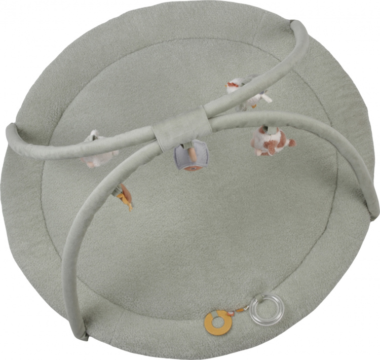 Little Dutch Little Farm play mat with arches, green