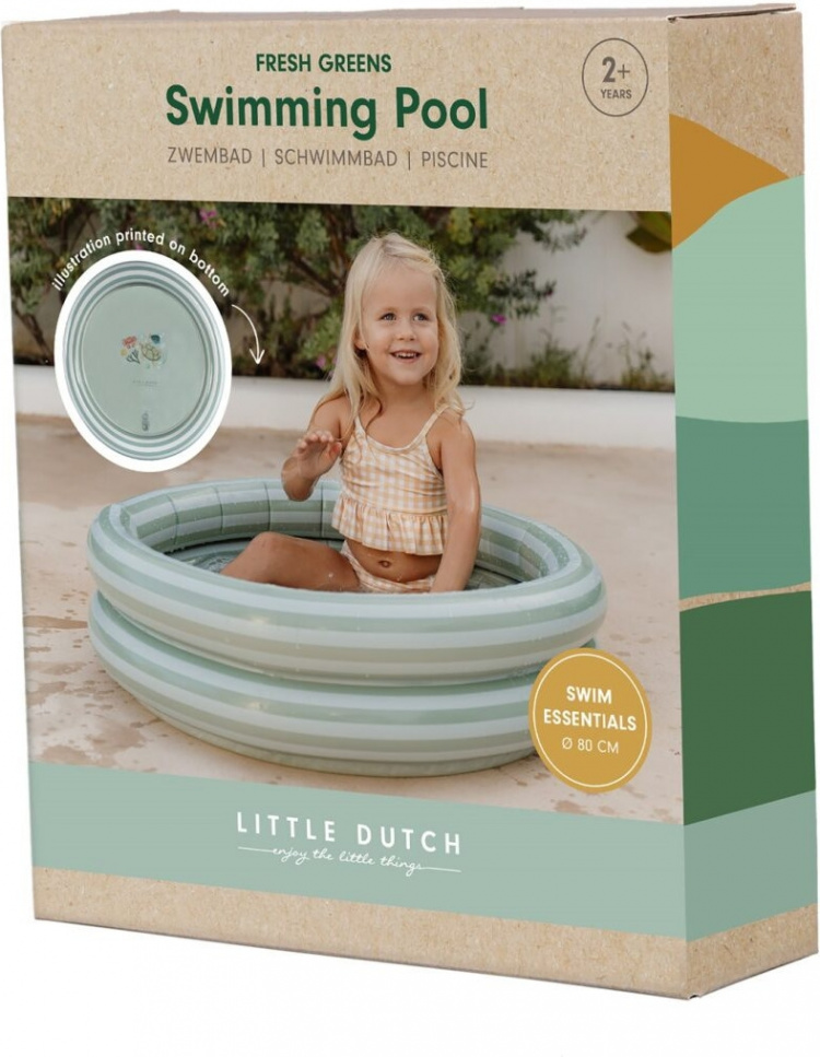 Little Dutch Fresh Greens swimming pool, 80 cm, light green