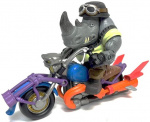 Teenage Mutant Ninja Turtles: Rocksteady Chopper Cycle figure + motorcycle