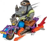 Teenage Mutant Ninja Turtles: Rocksteady Chopper Cycle figure + motorcycle