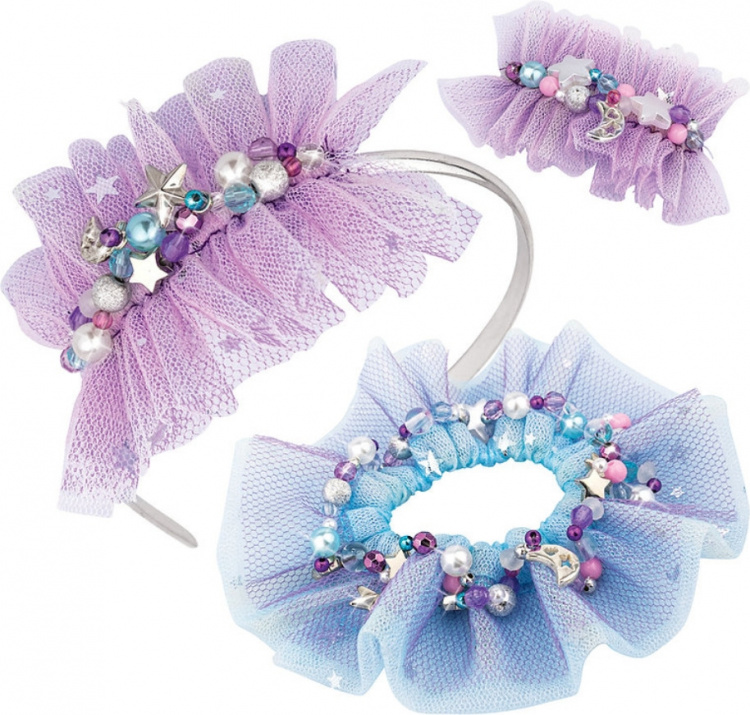 Nebulous Stars Ruffled Hair Accessories - hair accessories Nebulous Stars Ruffled Hair Accessories - hair accessories