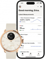 Withings Scanwatch 2 smartwatch, 38 mm, rose gold