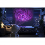 Mobility On Board Projector Stellar Light Space White Astronaut