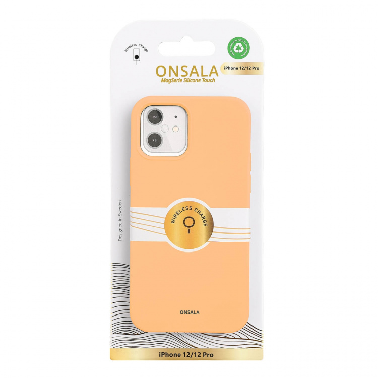 Onsala Phone Case with Silicone Feel Apricotn - iPhone 12/12 Pro Onsala Phone Case with Silicone Feel Apricotn - iPhone 12/12 Pro