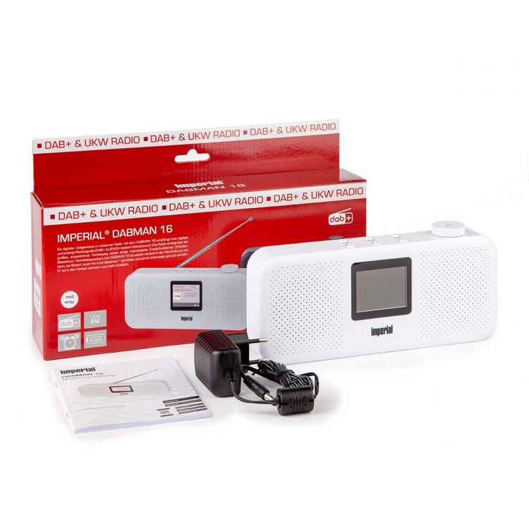 imperial DABMAN 16 DAB+ / FM Stereo Radio White