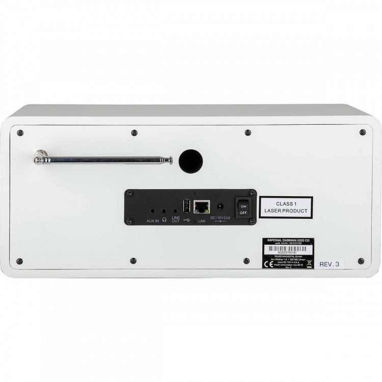 imperial DABMAN i200 CD Multifunctional Radio DAB+ / FM / Internet / Bluetooth White imperial DABMAN i200 CD Multifunctional Radio DAB+ / FM / Internet / Bluetooth White