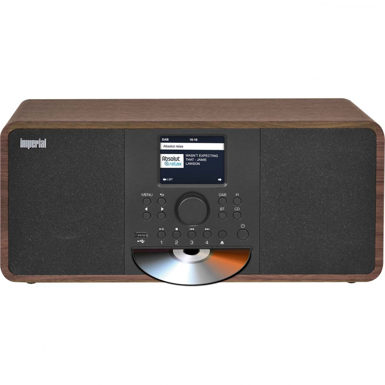 imperial DABMAN i205 CD Hybrid Stereo Radio DAB+ / FM / Internet / Bluetooth Wood Look