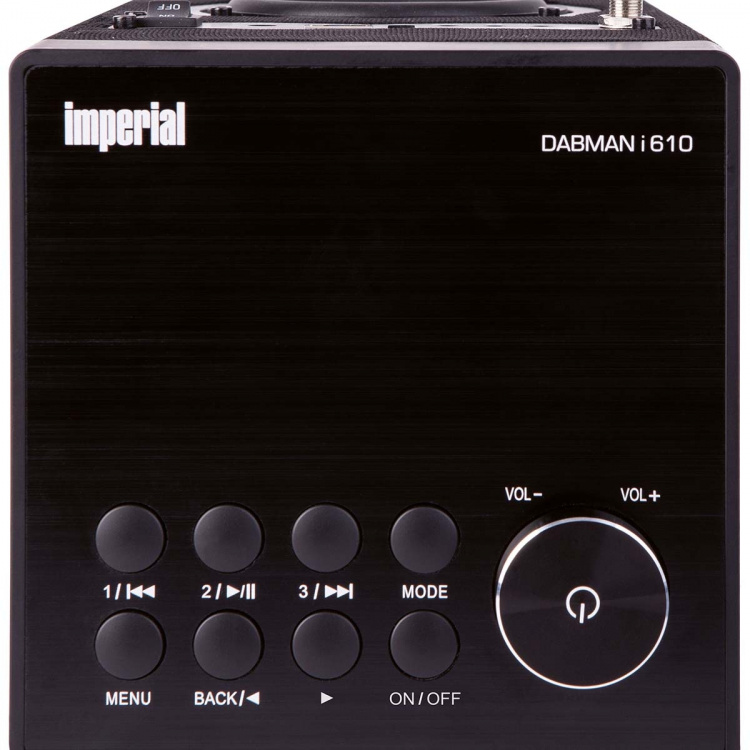 imperial DABMAN i610 Multifunctional Stereo Radio DAB+ / FM / Internet / Bluetooth Black