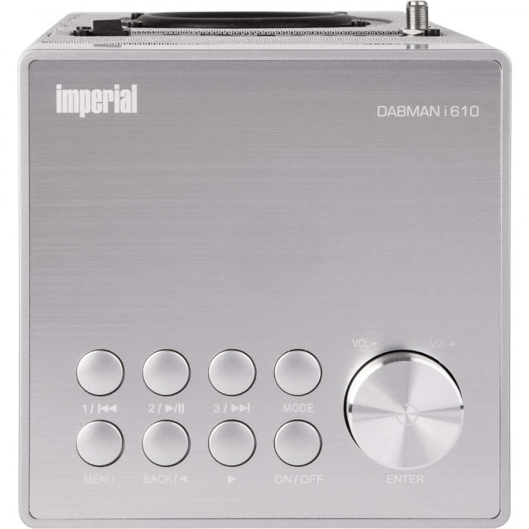 imperial DABMAN i610 Multifunctional Stereo Radio DAB+ / FM / Internet / Bluetooth Grey