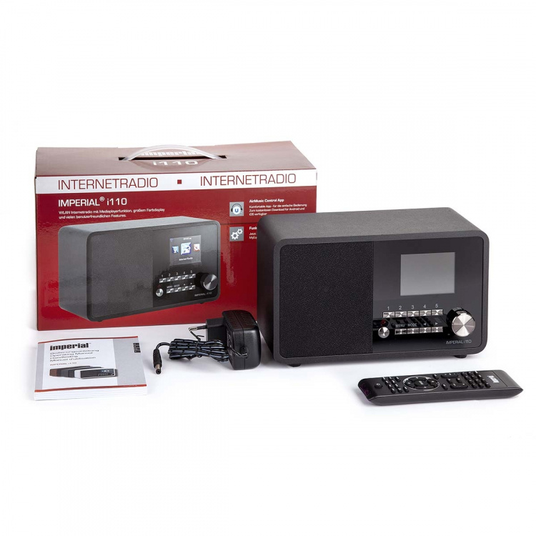 imperial i110 Wi-Fi Internet Radio with Media Player Function Black imperial i110 Wi-Fi Internet Radio with Media Player Function Black