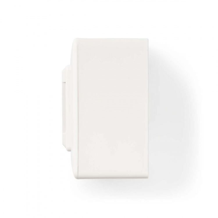 Nedis Network Wall Box | Flush Mount | 2 port(s) | CAT5e | Straight | Female | Gold Plated | ABS | White | Box