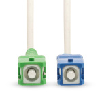 Nedis Glass Fiber Patch Cable | SMF (Single Mode Phase) | SC/APC | SC/UPC | 100 Gbps | 6.00 m | White | Gift Box with Euro Lock Nedis Glass Fiber Patch Cable | SMF (Single Mode Phase) | SC/APC | SC/UPC | 100 Gbps | 6.00 m | White | Gift Box with Euro Lock