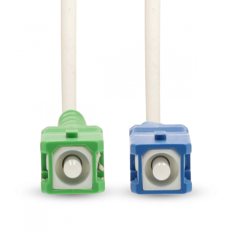 Nedis Glass Fiber Patch Cable | SMF (Single Mode Phase) | SC/APC | SC/UPC | 100 Gbps | 6.00 m | White | Gift Box with Euro Lock Nedis Glass Fiber Patch Cable | SMF (Single Mode Phase) | SC/APC | SC/UPC | 100 Gbps | 6.00 m | White | Gift Box with Euro Lock