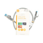 Nedis CAT6a Cable | S/FTP | RJ45 Male | RJ45 Male | 0.50 m | Round | LSZH | Grey | Label Nedis CAT6a Cable | S/FTP | RJ45 Male | RJ45 Male | 0.50 m | Round | LSZH | Grey | Label
