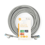 Nedis CAT6a Cable | S/FTP | RJ45 Male | RJ45 Male | 10.0 m | Round | LSZH | Grey | Label Nedis CAT6a Cable | S/FTP | RJ45 Male | RJ45 Male | 10.0 m | Round | LSZH | Grey | Label