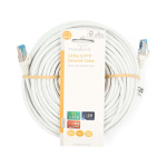 Nedis CAT6a Cable | S/FTP | RJ45 Male | RJ45 Male | 20.0 m | Round | LSZH | White | Label Nedis CAT6a Cable | S/FTP | RJ45 Male | RJ45 Male | 20.0 m | Round | LSZH | White | Label