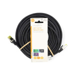 Nedis CAT7 Cable | S/FTP | RJ45 Male | RJ45 Male | 20.0 m | Round | LSZH | Black | Label