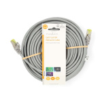 Nedis CAT7 Cable | S/FTP | RJ45 Male | RJ45 Male | 20.0 m | Round | LSZH | Grey | Label Nedis CAT7 Cable | S/FTP | RJ45 Male | RJ45 Male | 20.0 m | Round | LSZH | Grey | Label