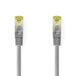 Nedis Cat 8.1 Cable | S/FTP | RJ45 Male | RJ45 Male | 0.25 m | Round | LSZH | Grey | Label Nedis Cat 8.1 Cable | S/FTP | RJ45 Male | RJ45 Male | 0.25 m | Round | LSZH | Grey | Label