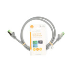Nedis Cat 8.1 Cable | S/FTP | RJ45 Male | RJ45 Male | 1.00 m | Round | LSZH | Grey | Label Nedis Cat 8.1 Cable | S/FTP | RJ45 Male | RJ45 Male | 1.00 m | Round | LSZH | Grey | Label