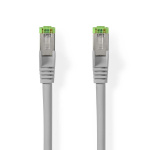 Nedis Cat 8.1 Cable | S/FTP | RJ45 Male | RJ45 Male | 15.0 m | Round | LSZH | Grey | Label Nedis Cat 8.1 Cable | S/FTP | RJ45 Male | RJ45 Male | 15.0 m | Round | LSZH | Grey | Label