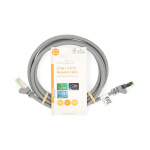 Nedis Cat 8.1 Cable | S/FTP | RJ45 Male | RJ45 Male | 2.00 m | Round | LSZH | Grey | Label Nedis Cat 8.1 Cable | S/FTP | RJ45 Male | RJ45 Male | 2.00 m | Round | LSZH | Grey | Label