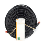 Nedis CAT6 Cable | RJ45 Male | RJ45 Male | U/UTP | 75.0 m | Outdoor | Round | PE | Black | Label