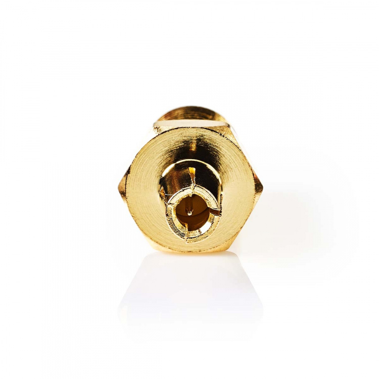 Nedis SMA Adapter | SMA Female | TS9 | Gold Plated | 50 Ohm | Straight | Copper | Gold | 2 pcs | Box