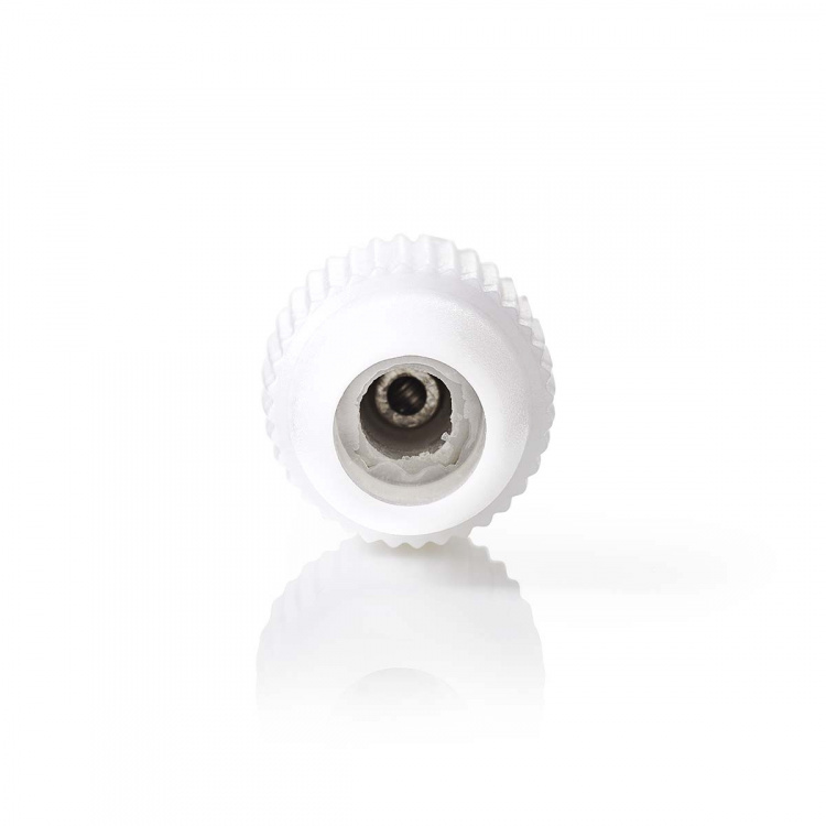 Nedis IEC (Coax) Connector | Straight | Male | Nickel Plated | 75 Ohm | Screw | Cable input diameter: 7.0 mm | Metal / PVC | White | 2 pcs | Box Nedis IEC (Coax) Connector | Straight | Male | Nickel Plated | 75 Ohm | Screw | Cable input diameter: 7.0 mm | Metal / PVC | White | 2 pcs | Box