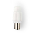 Nedis IEC (Coax) Connector | Straight | Male | Nickel Plated | 75 Ohm | Screw | Cable input diameter: 7.0 mm | Metal / PVC | White | 2 pcs | Box Nedis IEC (Coax) Connector | Straight | Male | Nickel Plated | 75 Ohm | Screw | Cable input diameter: 7.0 mm | Metal / PVC | White | 2 pcs | Box