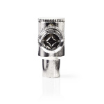 Nedis IEC (Coax) Connector | Angled 90° | Male | Nickel Plated | 75 Ohm | Screw | Cable input diameter: 7.0 mm | Metal | Silver | 2 pcs | Box Nedis IEC (Coax) Connector | Angled 90° | Male | Nickel Plated | 75 Ohm | Screw | Cable input diameter: 7.0 mm | Metal | Silver | 2 pcs | Box