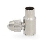 Nedis IEC (Coax) Connector | Angled 90° | Female | Nickel Plated | 75 Ohm | Screw | Cable input diameter: 7.0 mm | Metal | Silver | 2 pcs | Gift Box with Euro Lock Nedis IEC (Coax) Connector | Angled 90° | Female | Nickel Plated | 75 Ohm | Screw | Cable input diameter: 7.0 mm | Metal | Silver | 2 pcs | Gift Box with Euro Lock