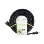 Nedis High Speed HDMI™ Cable with Ethernet | HDMI™ Connector | HDMI™ Connector | 4K@60Hz | ARC | 18 Gbps | 10.0 m | Round | PVC | Black | Label Nedis High Speed HDMI™ Cable with Ethernet | HDMI™ Connector | HDMI™ Connector | 4K@60Hz | ARC | 18 Gbps | 10.0 m | Round | PVC | Black | Label
