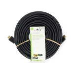 Nedis High Speed HDMI™ Cable with Ethernet | HDMI™ Connector | HDMI™ Connector | 4K@60Hz | ARC | 18 Gbps | 20.0 m | Round | PVC | Black | Label Nedis High Speed HDMI™ Cable with Ethernet | HDMI™ Connector | HDMI™ Connector | 4K@60Hz | ARC | 18 Gbps | 20.0 m | Round | PVC | Black | Label